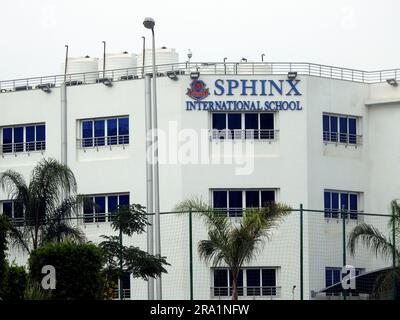 Cairo, Egitto, 6 giugno 2023: Sphinx International School SIS situato in Egitto, il curriculum è personalizzato per soddisfare le migliori pratiche; gli studenti sono taug Foto Stock