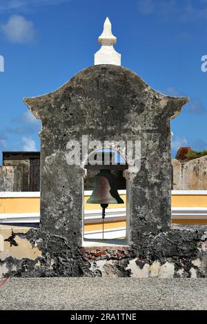 Bell al Castillo San Felipe del Morro o El Morro Foto Stock