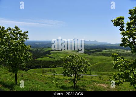 Ampia vista dell'altopiano di kuju Foto Stock