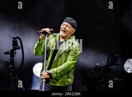 Salerno, Italia. 28 giugno 2023. Vasco Rossi vive allo Stadio Arechi di Salerno. (Foto di Giovanni Esposito/Pacific Press/Sipa USA) credito: SIPA USA/Alamy Live News Foto Stock