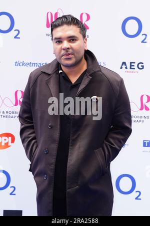 DJ Naughty Boy che partecipa ai Nordoff Robbins O2 Silver Clef Awards al Grosvenor House Hotel di Londra. Data immagine: Venerdì 30 giugno 2023. Foto Stock