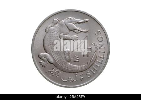 Gambia 4 Shilling Coin 1966 Foto Stock