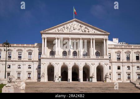 Portogallo, Lisbona, distretto di Lapa, Palazzo Sao Bento, ex monastero in stile neoclassico costruito alla fine del 1590, ora sede del parlamento portoghese Foto Stock