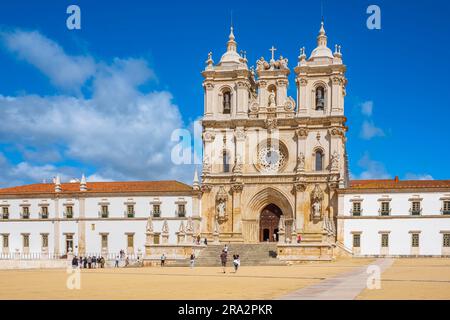 Portogallo, regione centrale, Alcobaca, Santa Maria di Alcobaca monastero fondato nel 12th ° secolo da re Alfonso i, un capolavoro di Gothi cistercense Foto Stock