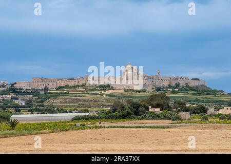 Mdina, Malta, 30 aprile 2023. Mdina è una città fortificata situata nel centro dell'isola di Malta. Foto Stock