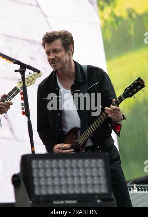 Londra, Regno Unito, 30 giugno 2023. I Pretenders si esibiscono al BST Hyde Park a supporto dei Guns'n'Roses. Cristina Massei/Alamy Live News Foto Stock