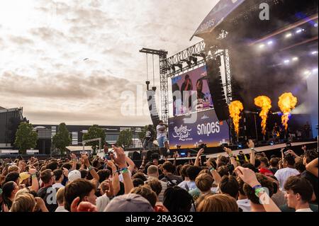 SFB durante un'esibizione al festival hip-hop internazionale Rolling Loud a Rotterdam Ahoy. ANP JESSE WENSING netherlands Out - belgium Out Foto Stock