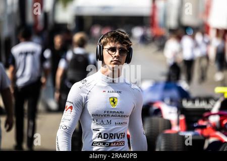 Spielberg, Autriche. 30 giugno 2023. LECLERC Arthur (mco), DAMS, Dallara F2, ritratto durante la 7a prova del Campionato FIA di Formula 2 2023 dal 30 giugno al 2 luglio 2023 sul Red Bull Ring, a Spielberg, Austria - foto Diederik van der Laan/Dutch Photo Agency/DPPI Credit: DPPI Media/Alamy Live News Foto Stock