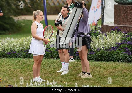 Bad Homburg, Assia, Germania. 30 giugno 2023. IMPRESSIONI che fanno durante il BAD HOMBURG OPEN presentato da Engel & VÃ¶Lkers - WTA250 - Womens Tennis (Credit Image: © Mathias Schulz/ZUMA Press Wire) SOLO USO EDITORIALE! Non per USO commerciale! Foto Stock