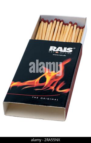 Scatola di Rais Long abbinamenti per illuminazione stufa Foto Stock