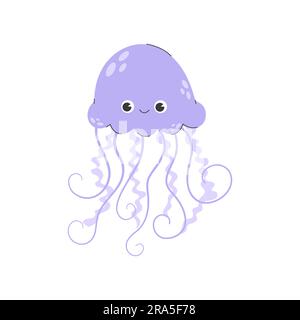 meduse sorridenti o medusa Illustrazione Vettoriale