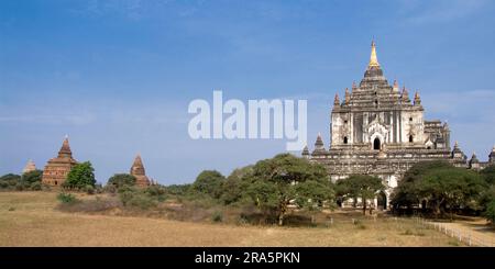 Tempio di Thatbyinnyu, Bagan, Birmania, Myanmar Foto Stock