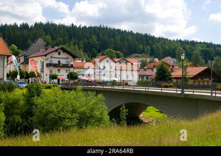 Bayerisch Eisenstein, Parco Nazionale della Foresta Bavarese, Baviera, Germania Foto Stock