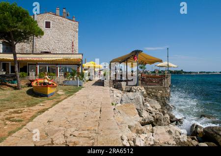Harbour Restaurant, Kristal Casino and Hotel, Umago, Istria, Croazia Foto Stock