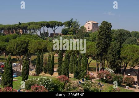 Chiesa di San Bonaventura al Palatino, Chiesa di, Mons Palatinus, Palatino, Roma, Lazio, Italia Foto Stock