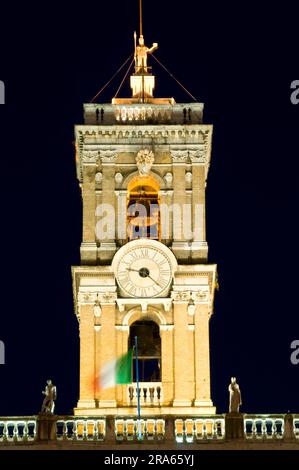 Torre del Municipio, Palazzo dei Senatori, Piazza Campidoglio, Campidoglio, Roma, Lazio, Italia, Palazzo Senatorio, Campidoglio, Piazza del Campidoglio Foto Stock