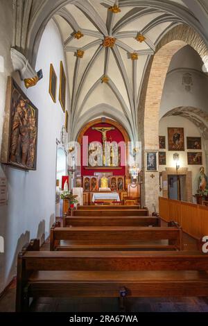 La Magdalena Church Interior - Jaen, Spagna Foto Stock