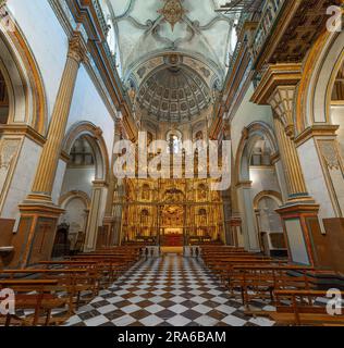 Ubeda, Spagna - 2 giugno 2019: Sacra Cappella del Salvatore (Sacra Capilla del Salvador) interno - Ubeda, Jaen, Spagna Foto Stock