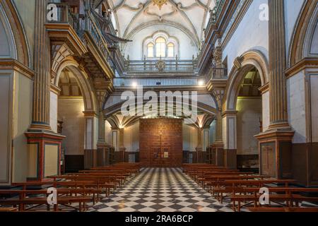 Ubeda, Spagna - 2 giugno 2019: Sacra Cappella del Salvatore (Sacra Capilla del Salvador) interno - Ubeda, Jaen, Spagna Foto Stock