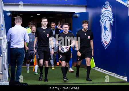 Cardiff, Regno Unito. 1 luglio 2023. Cardiff City contro Penybont in amichevole pre-stagione al Cardiff City Stadium il 1 luglio 2023. Crediti: Lewis Mitchell/Alamy Live News Foto Stock