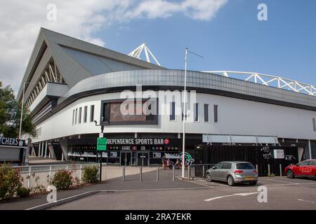 L'Ashton Gate Stadium di Bristol City, Bristol Foto Stock