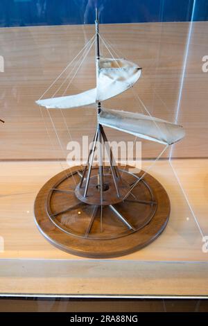 Prototipo a vite aerea di da Vinci Foto Stock