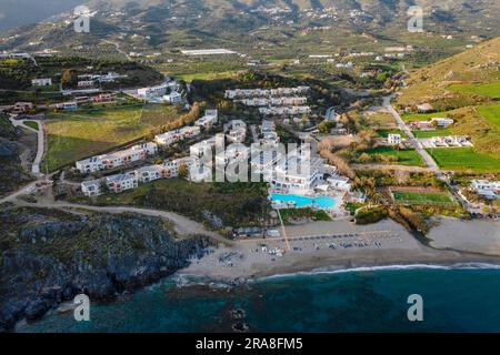 Hapimag Resort on Damnoni Beach, Plakias, Creta meridionale, Creta, Grecia, Damnoni, Creta, Grecia Foto Stock