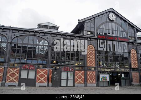 Wazemmes Market Hall, Lille, Nord Pas de Calais, Francia Foto Stock