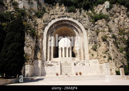 Memoriale di guerra, Place Guynemer, Nizza, Alpi marittime, Provenza-Alpi-Costa Azzurra, Sud della Francia, War Memorial, Monument to the Dead, le Monument aux Foto Stock