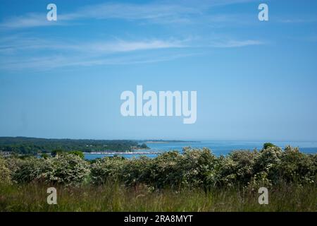 Paesaggio visto dal mulino di Sonderborg, Danimarca Foto Stock