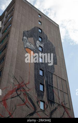 Nick Walker «Vandal», su Nelson Street, Bristol Foto Stock