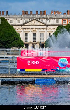 Londra, Regno Unito. 2 luglio 2023. Il RHS Hampton Court Palace Garden Festival 2023. È operativo dal 4-9 luglio. Crediti: Guy Bell/Alamy Live News Foto Stock