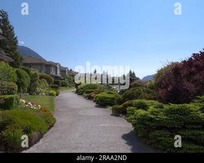 Oliver's Landing Beach, Furry Creek, British Columbia, Canada Foto Stock