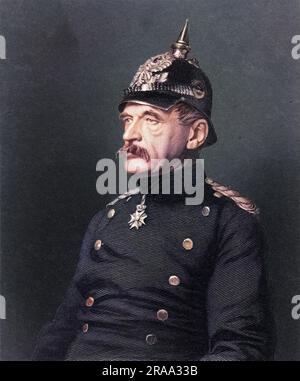 ALBRECHT THEODOR EMIL, graf von ROON soldato prussiano, ministro della guerra Data: 1803 - 1879 Foto Stock