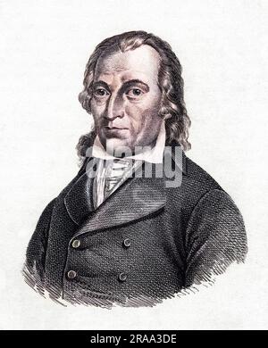 CHRISTIAN GOTTHILF SALZMANN educatore tedesco Data: 1744 - 1811 Foto Stock
