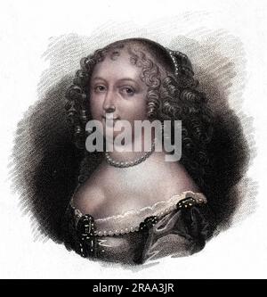 ANNA MARIA DI SAVOIA figlia di Enrichetta, principessa d'Orleans, moglie di Vittorio Amedeo II Data: 1648 - 1664 Foto Stock