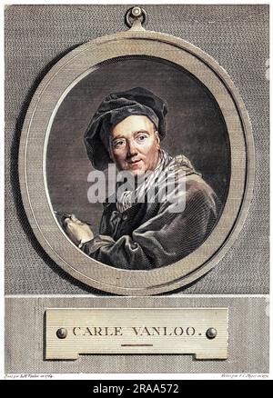 CARLO VANLOO artista italiano che lavora in Francia Data: 1705 - 1765 Foto Stock