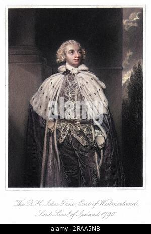 JOHN FANE, decimo conte di WESTMORLAND statista, lord luogotenente d'Irlanda Data: 1759 - 1841 Foto Stock