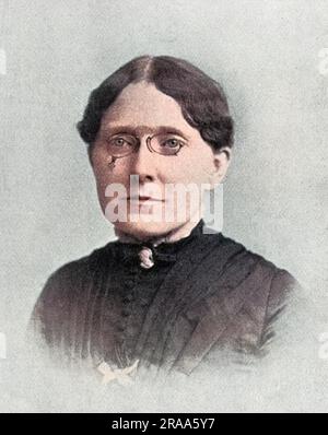 FRANCES ELIZABETH CAROLINE WILLARD avvocato americano della temperanza Data: 1839 - 1898 Foto Stock