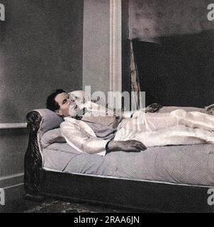JEAN-LOUIS FORAIN artista e caricaturista francese in un momento di riposo, 1897. Data: 1852 - 1931 Foto Stock