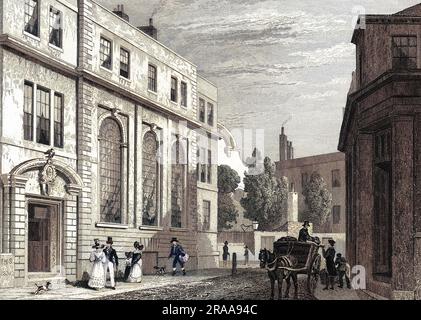 Cooper's Hall, Basinghall Street Data: 1827 Foto Stock