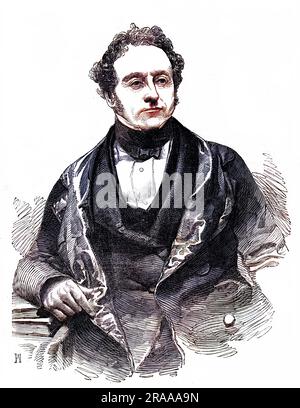 Sir Charles Barry R.A. (1795 - 1860), architetto inglese. Data: 1852 Foto Stock