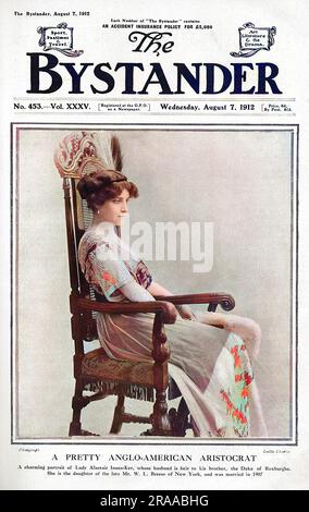 Lady Alastair Innes-Ker (nata nel 1885), ex Miss Anne Breese, figlia del signor William Lawrence Breese di New York. Sposò Lord Alastair, che era il fratello del duca di Roxburghe, nel 1907. La duchessa di Roxburghe era anche una ricca ereditiera americana. Data: 1912 Foto Stock