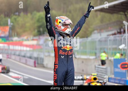 Spielberg, Stiria, Austria. 2 luglio 2023. Celebrazione del podio.durante LA FORMULA 1 ROLEX GROSSER PREIS VON OSTERREICH 2023 - giugno 29 a luglio 2 a RedbullRing - Spielberg, Austria (Credit Image: © Alessio De Marco/ZUMA Press Wire) SOLO USO EDITORIALE! Non per USO commerciale! Crediti: ZUMA Press, Inc./Alamy Live News Foto Stock