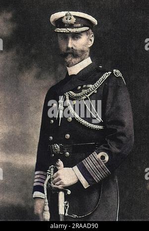 Ammiraglio Sir Sackville Hamilton Carden KCMG (1857–1930), ammiraglio britannico che, in collaborazione con la Marina francese, comandò le forze navali britanniche nel Mar Mediterraneo durante la prima guerra mondiale Data: 1915 Foto Stock