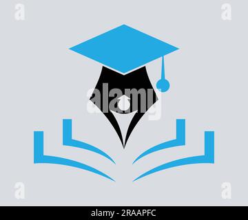 Modello vettoriale di design del logo Education Illustrazione Vettoriale