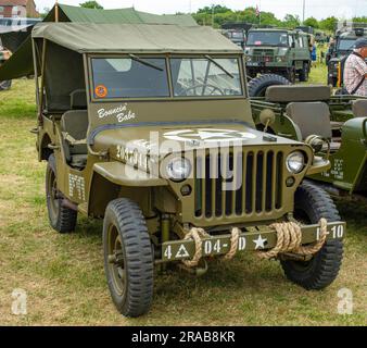 Evesham, tempo di guerra nella vale Foto Stock