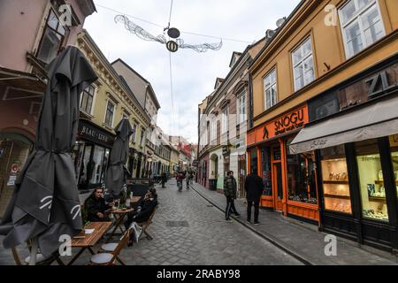 Zagabria: Radiceva ulica. Croazia Foto Stock