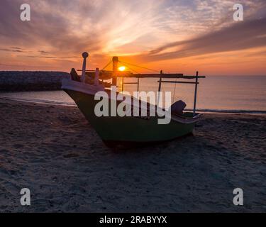 Le spiagge di Kuala Terengganu Foto Stock