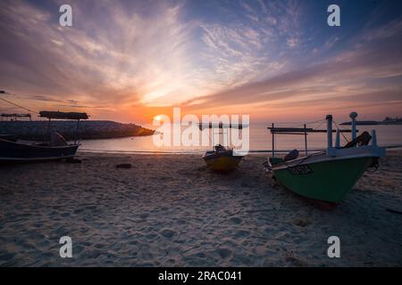 Le spiagge di Kuala Terengganu Foto Stock